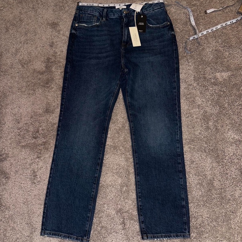 Forever 21 Dark wash straight leg jeans